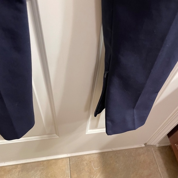 LOFT Marisa Skinny Full Length Pant, Navy Blue, 16 Tall - Picture 3 of 6